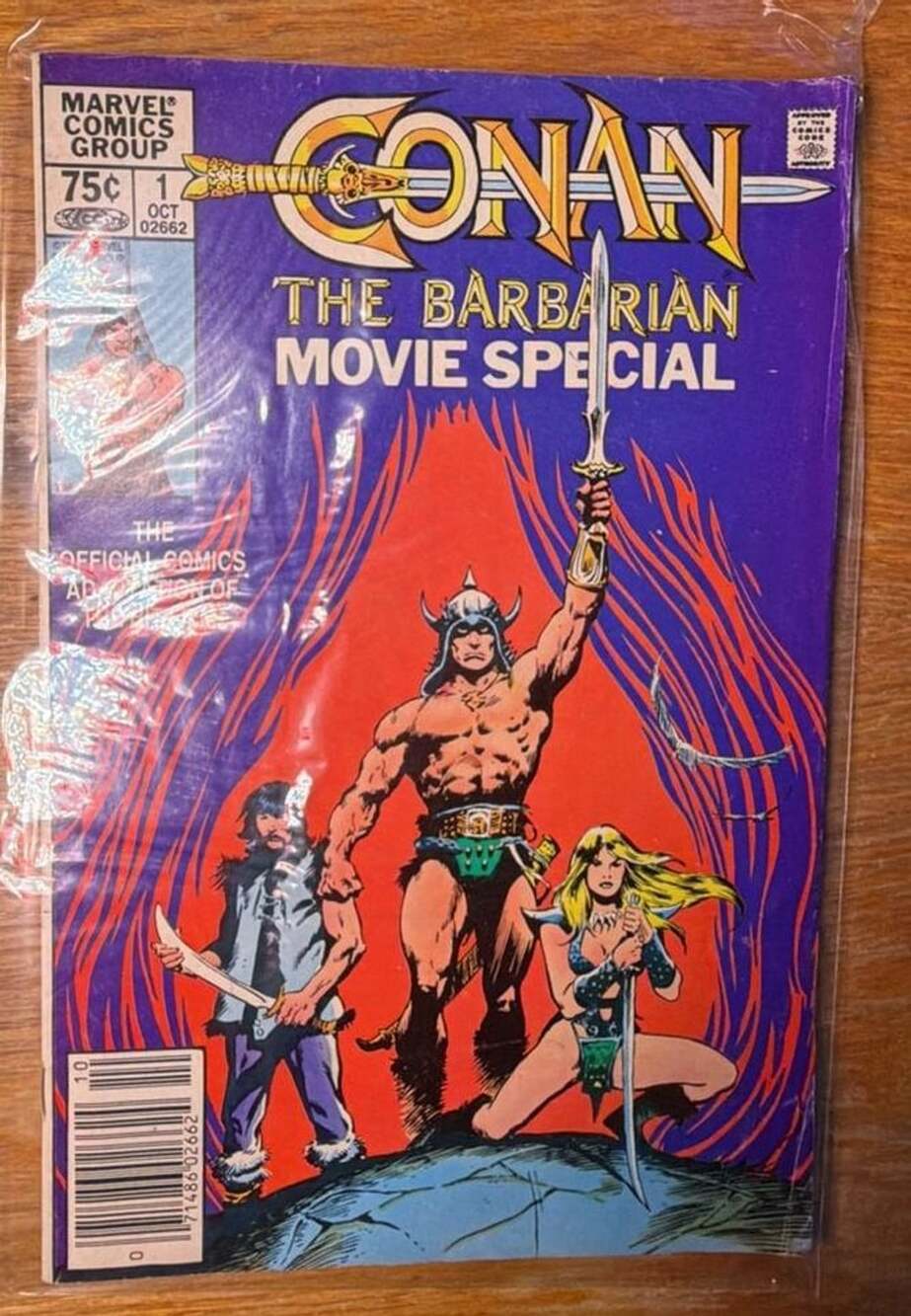 Conan The Barbarian Movie Special #1 Marvel Comic Book (October 1982)